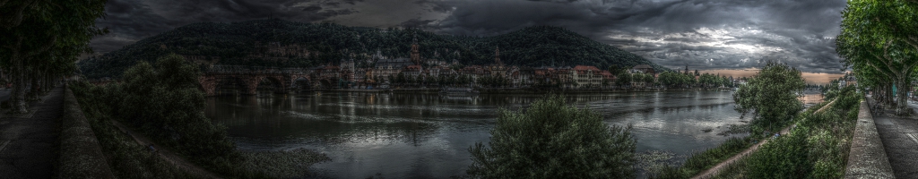 Heidelberg, Panorama, HDR